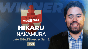 Nakamura Begins 2024 With Another Win, Leads Titled Cup