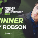Ray Robson Wins 5th Consecutive Puzzles World Championship Title