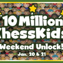 ChessKid Unlocks FREE Access January 20 & 21 To Celebrate 10 Million Members
