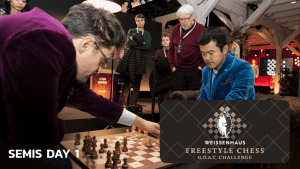Miniatura de Carlsen y Aronian con un pie en la final del Freestyle Chess