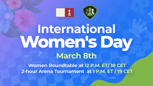 Celebrate International Women's Day With A Special Arena Tournament & Roundtable