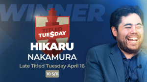 Nice... Nakamura Wins 69th Titled Tuesday During Candidates Rest Day's Thumbnail