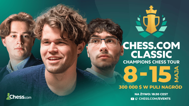 Kolejny turniej w ramach Champions Chess Tour 2024: Chess.com Classic
