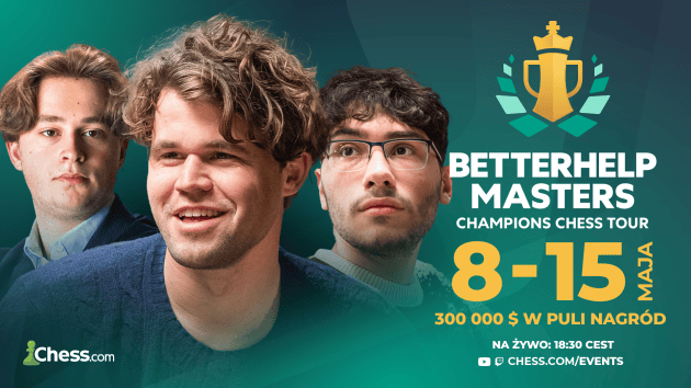 Kolejny turniej w ramach Champions Chess Tour 2024: BetterHelp Masters