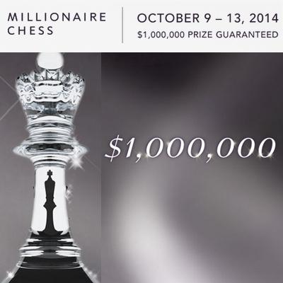 Millionaire Chess Tournament Announced: Las Vegas, October 2014
