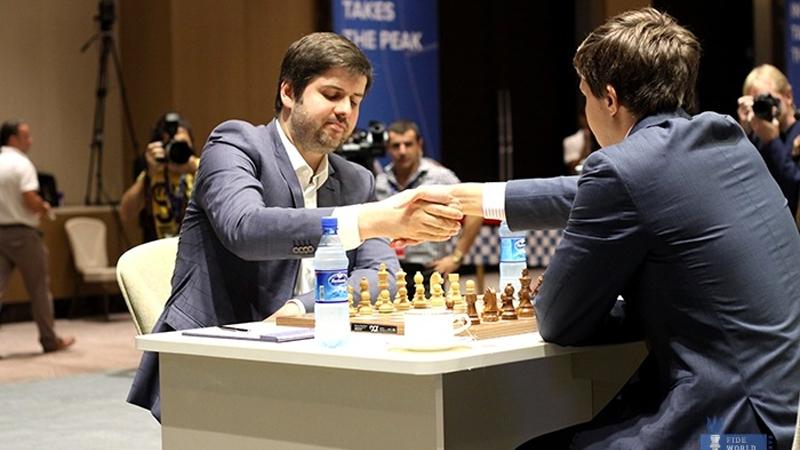 Svidler Wins 1st Game In World Cup Final