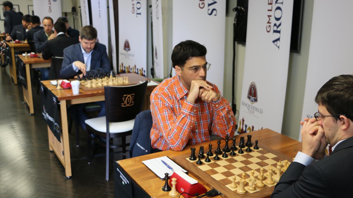 Anand Ends Vachier-Lagrave's Streak, Leads Sinquefield With Three Others