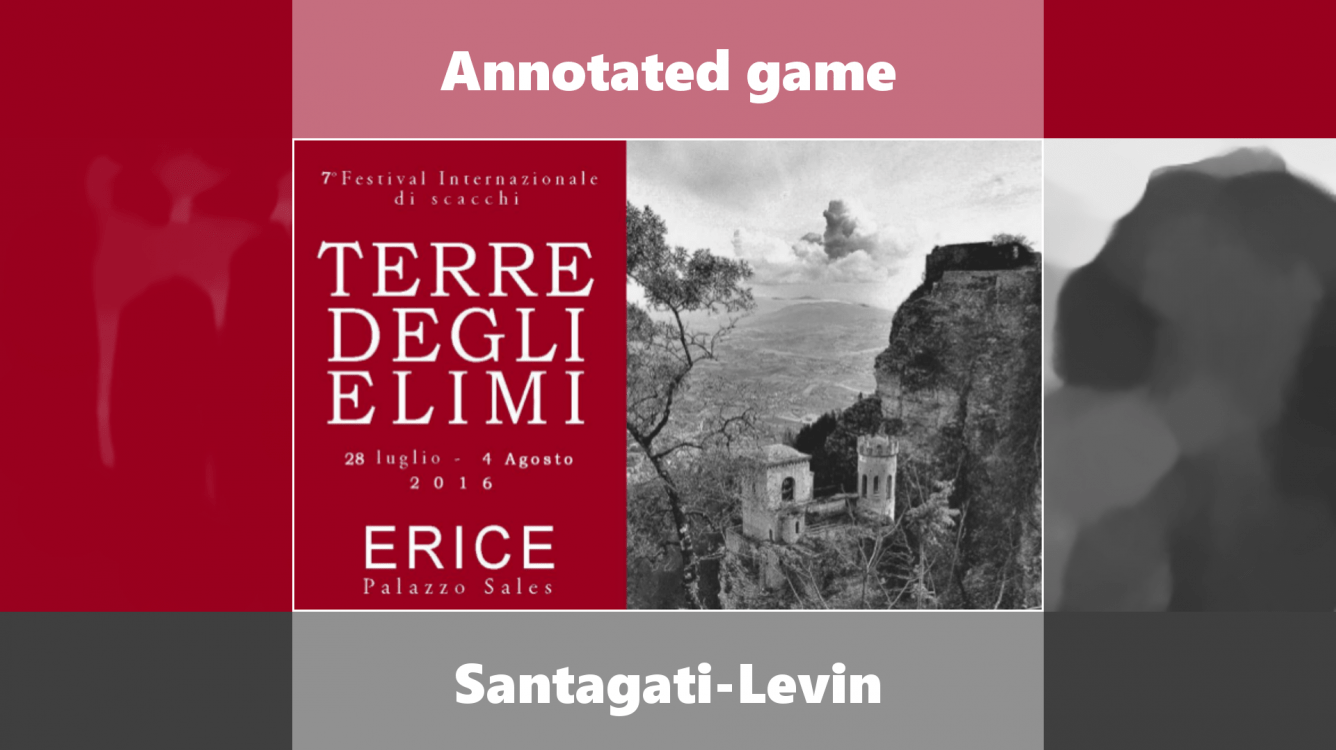 Annotated game - Sicilian Alapin: FM Santagati - GM Levin