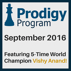 Last Chance to Join September Prodigy Program with Anand!