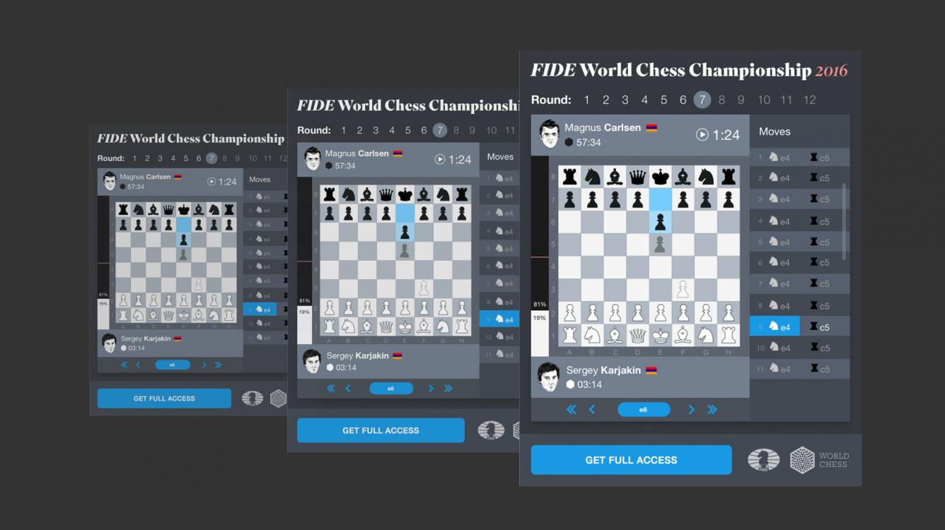 Agon Limits Carlsen-Karjakin Relays To Official Widget