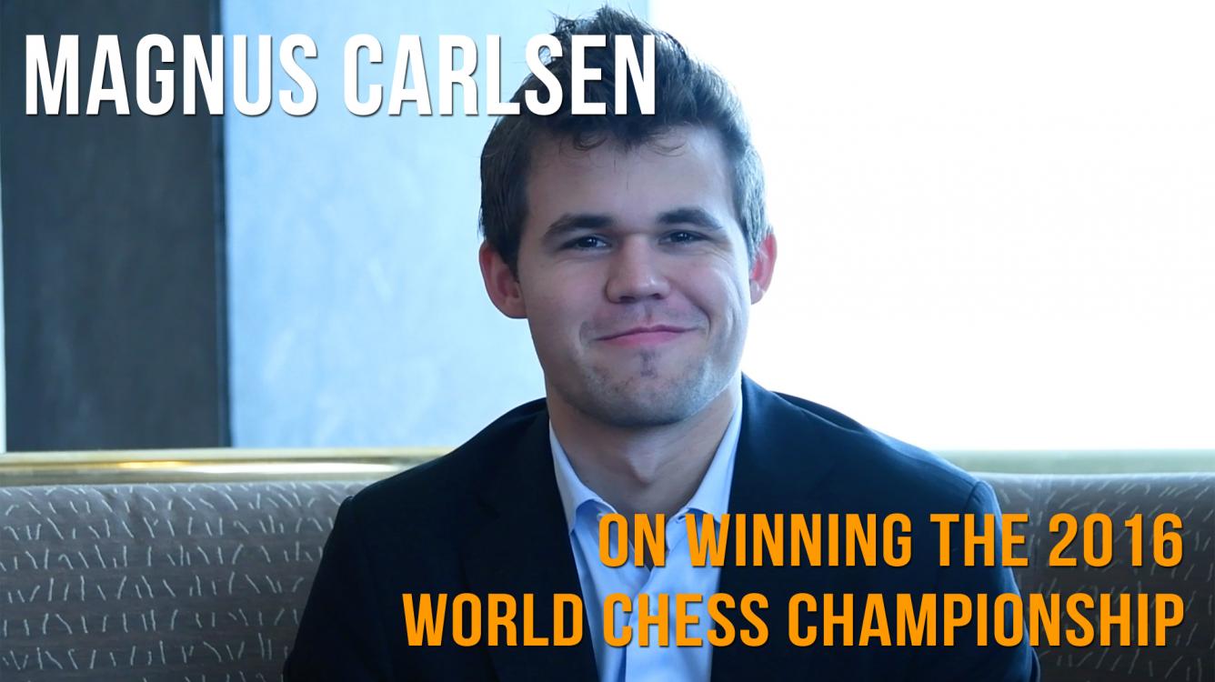 Magnus Carlsen: "I was calm, I was confident"