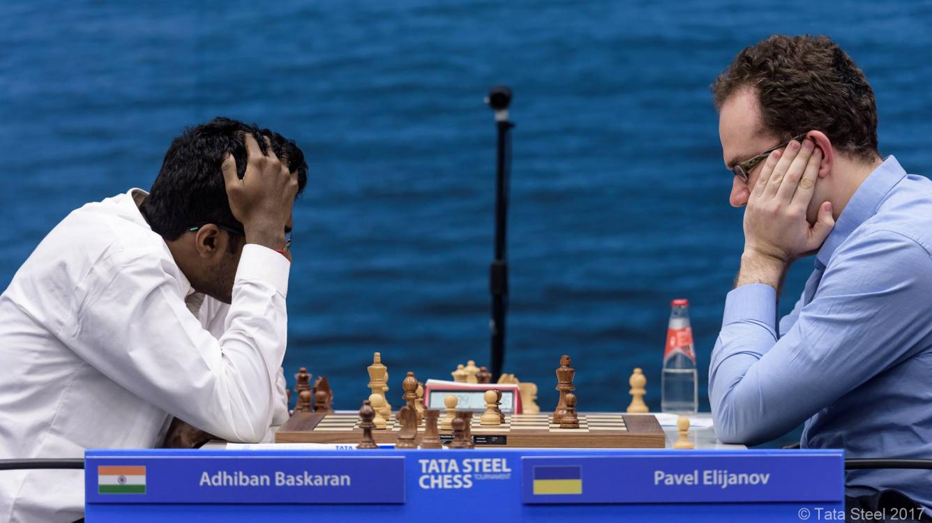 Eljanov Ahead of Carlsen, So At Tata Steel