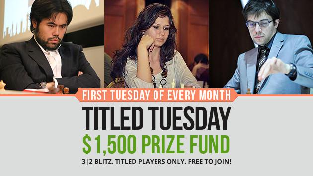 Titled Tuesday Changes: Bigger Prizes, Championship Qualifiers, New Time