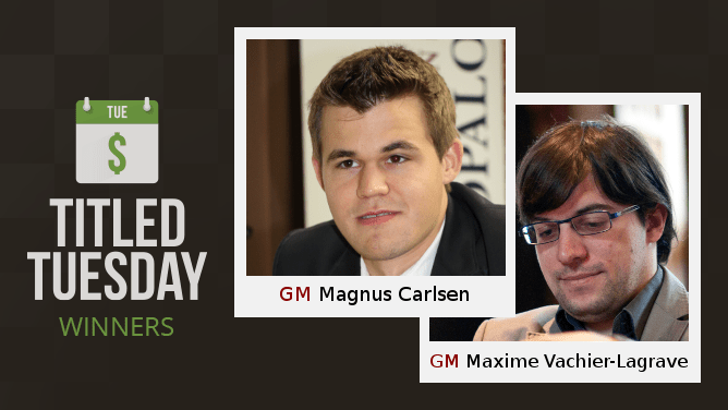Carlsen, MVL Winners In Star-Studded Titled Tuesday