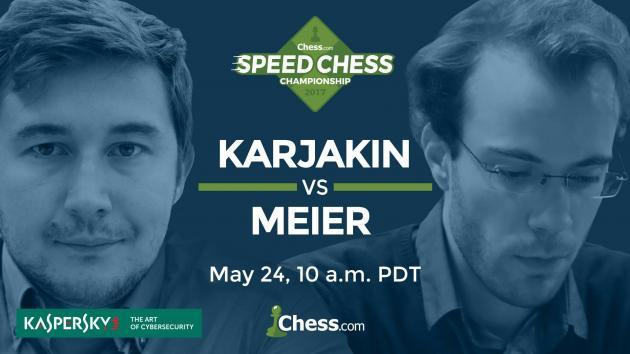 Speed Chess Championship Continua Com Karjakin vs Meier