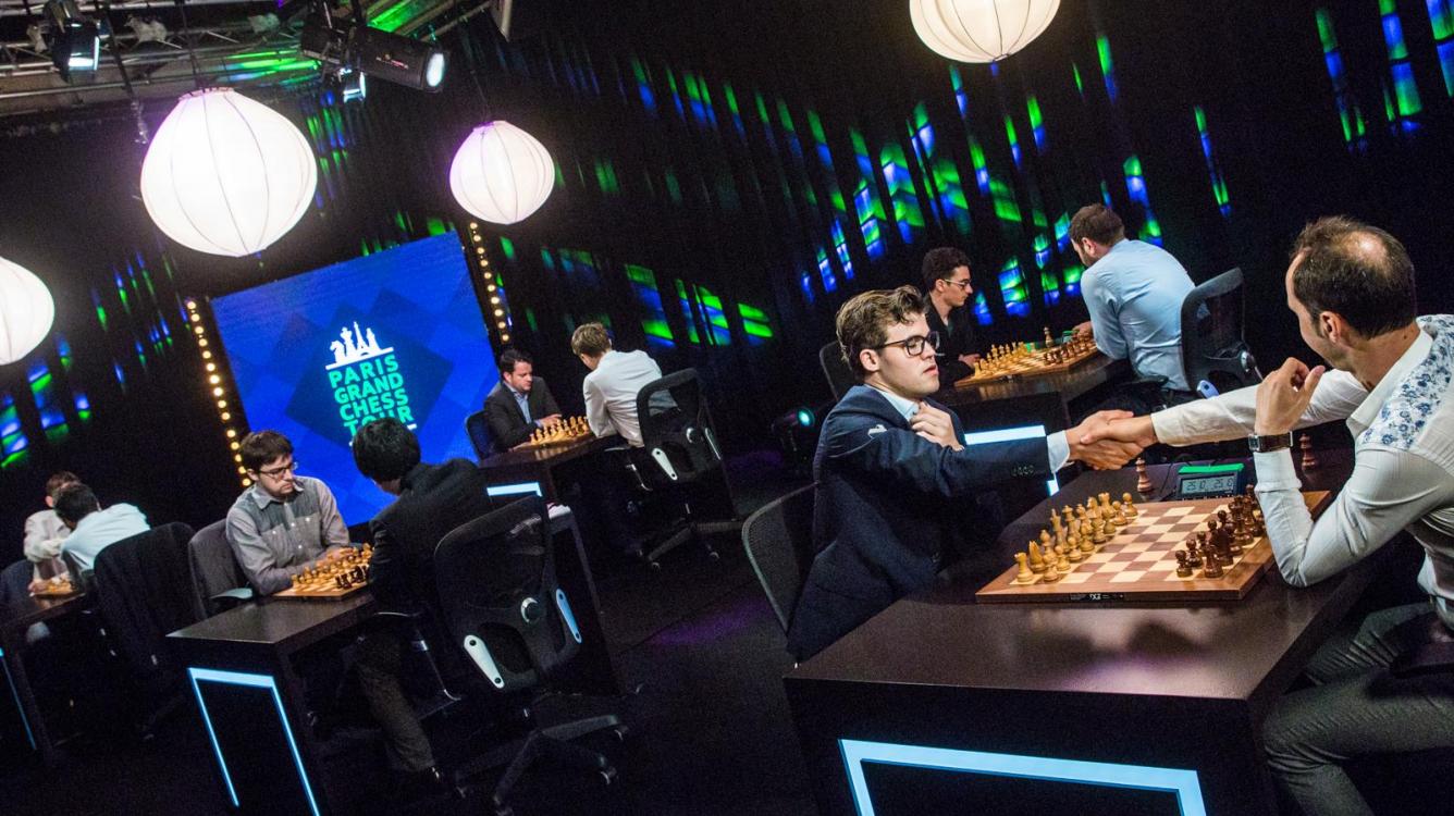 Париж: Карлсен сохранил лидерство после второго дня Grand Chess Tour