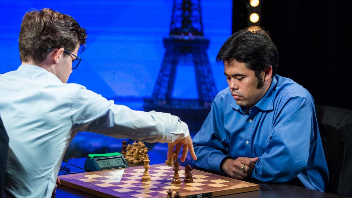 Париж: Карлсен пока впереди, но Накамура наступает ему на пятки