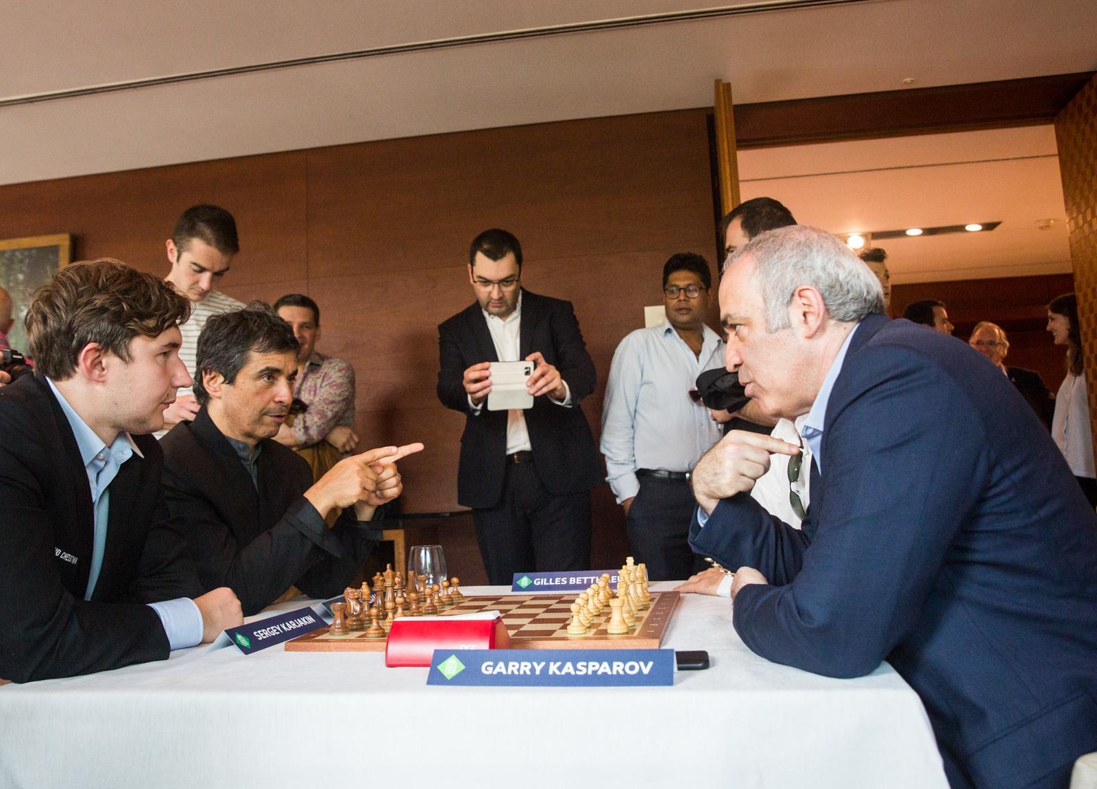 LCC Kickoff with Pro-Biz and Carlsen 0-1 Kasparov