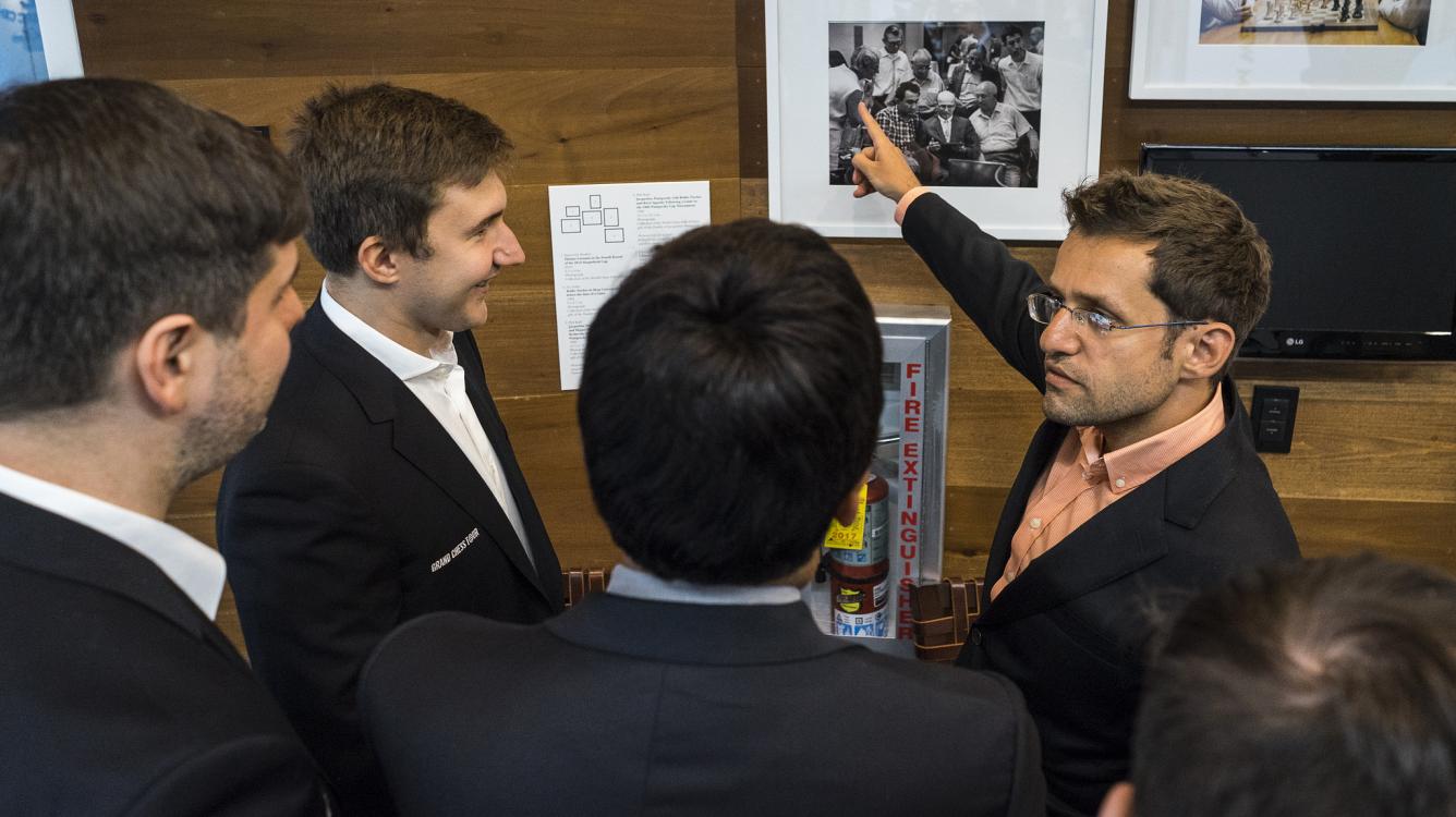 Aronian usa el análisis de Nepómniachtchi contra él en la Copa Sinquefield