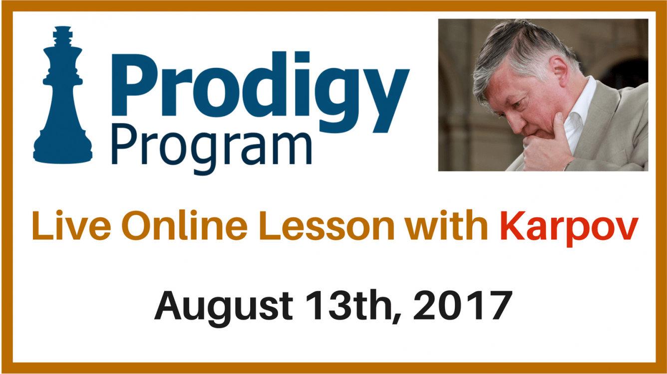 Join Karpov's First Online Lesson at Chess University!
