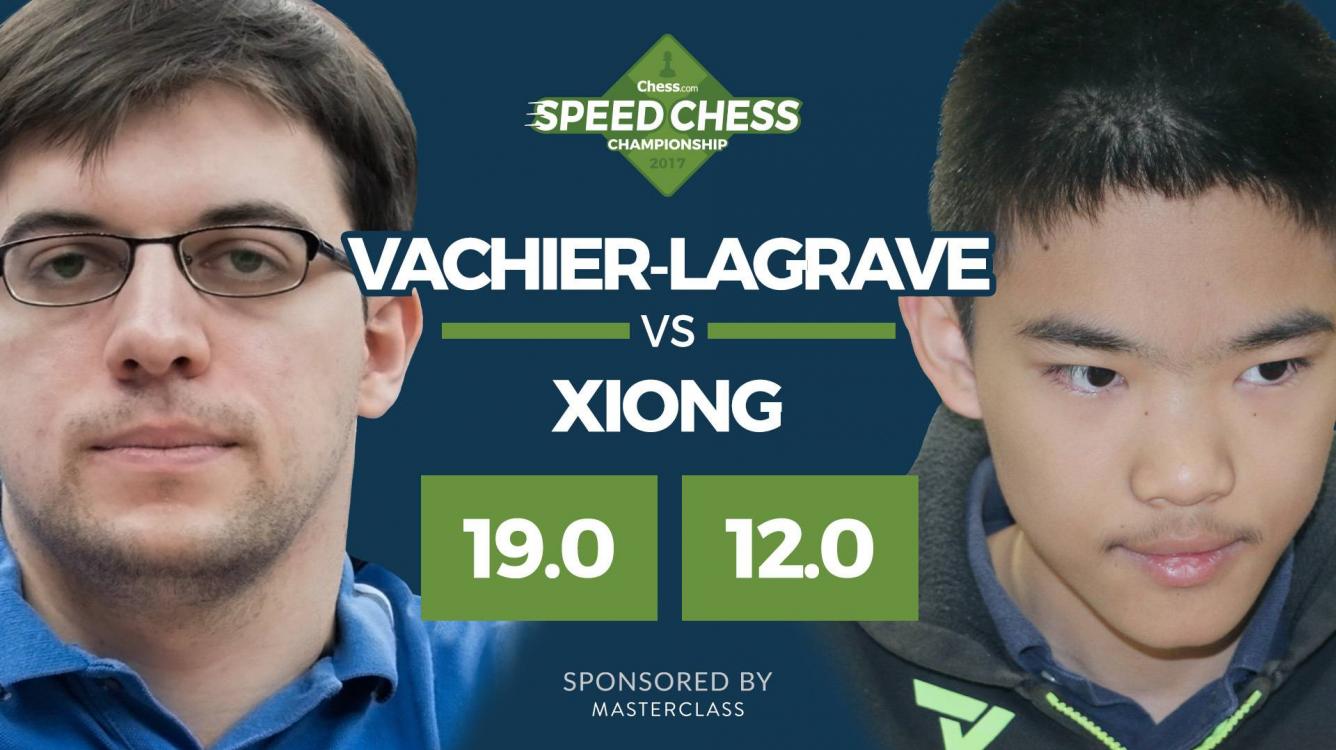 Вашье-Лаграв побеждает Шонга в турнире Speed Chess