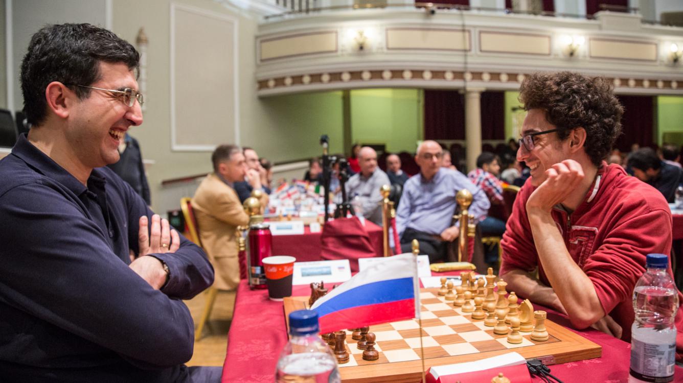 Luck Of The Draw Results In A Win For Caruana Over Kramnik