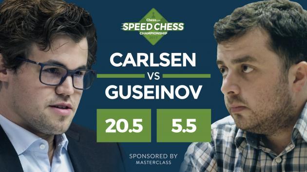 Carlsen besiegt Guseinov im Speed Chess