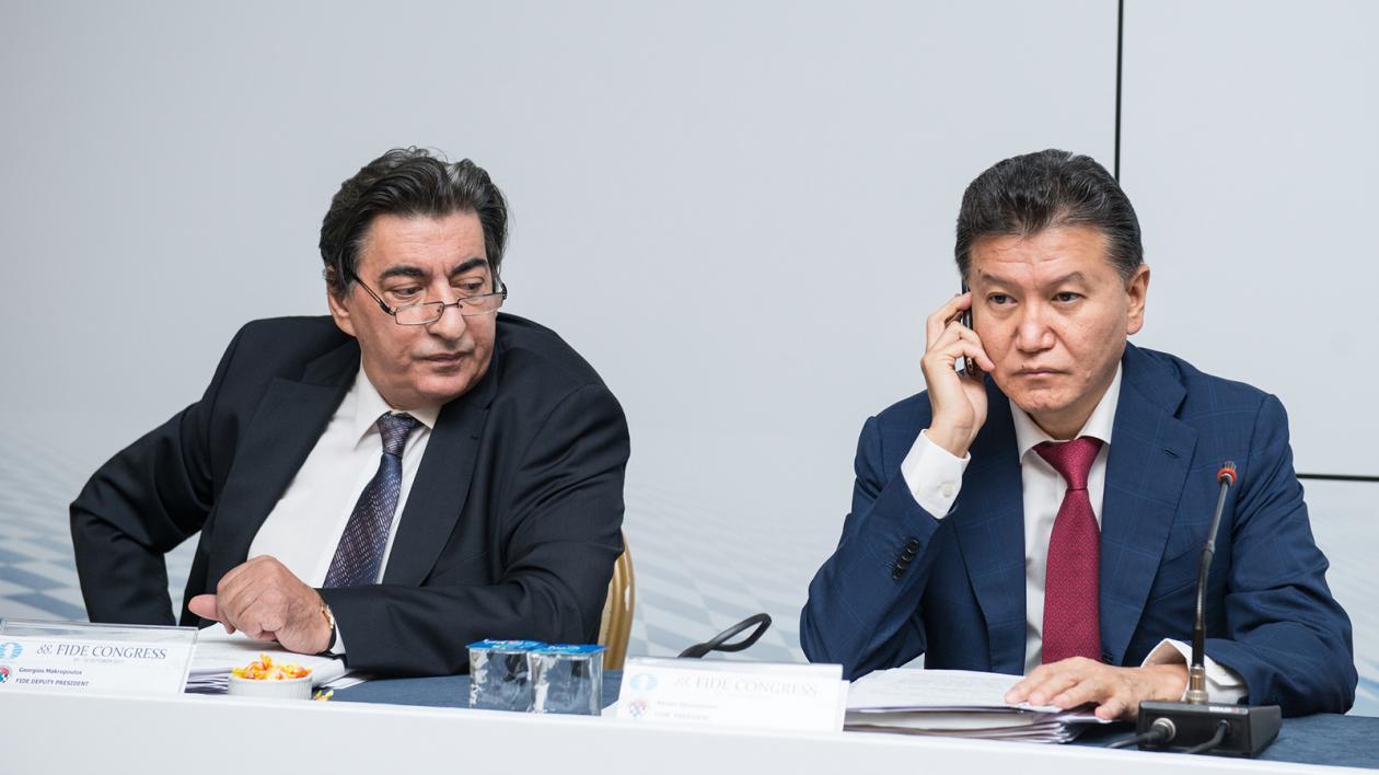 Conselho Executivo Pede a Ilyumzhinov Que Não Concorra a Presidente
