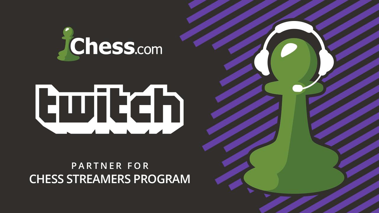 Chess.com y Twitch se asocian para promocionar el ajedrez