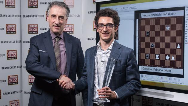 Caruana no Topo em Londres; Carlsen Vence o Grand Chess Tour