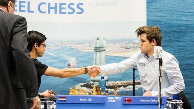 Carlsen Bate Giri Em Playoff, Vence o Tata Steel Chess