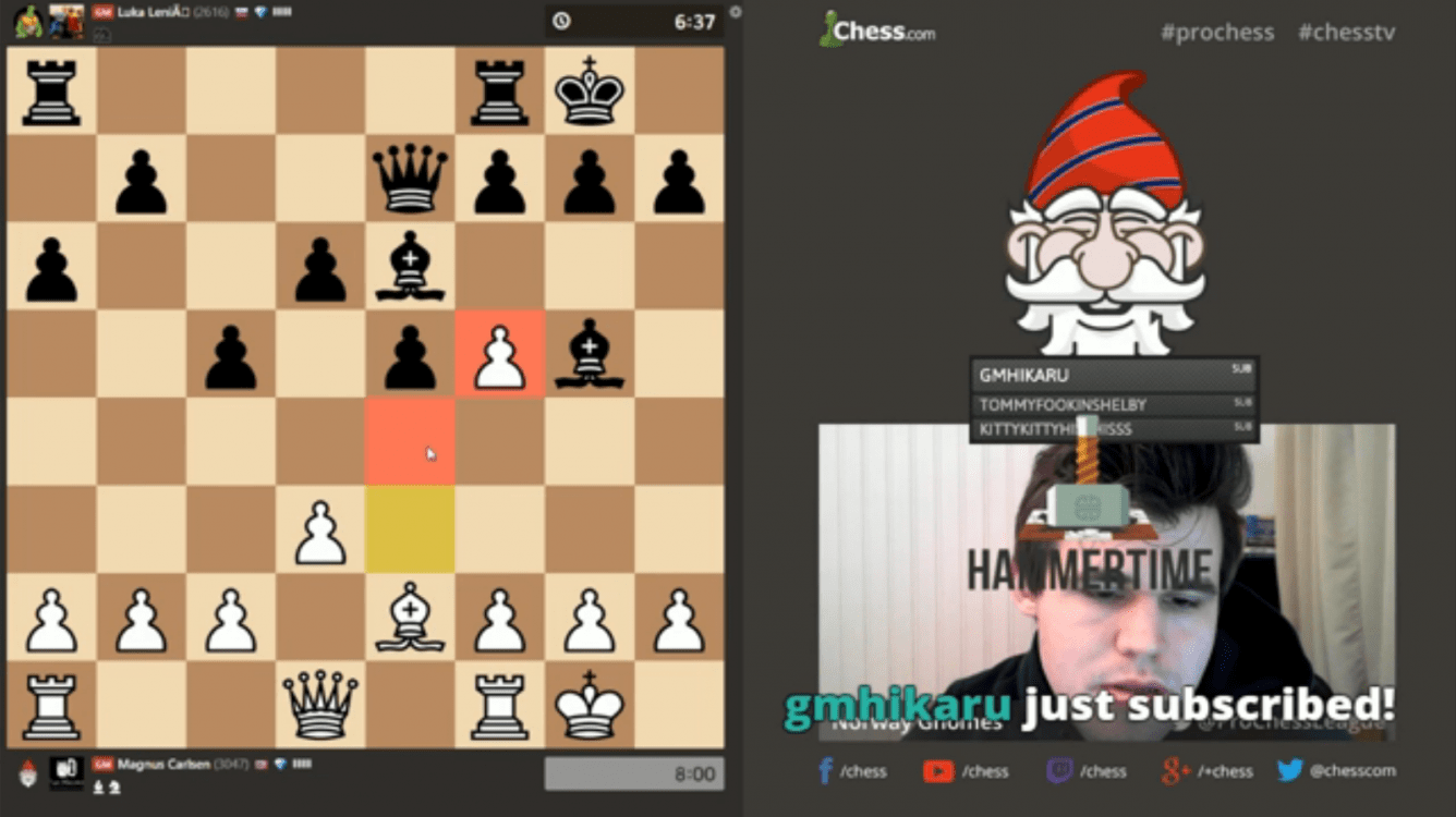 Magnus Carlsen Streams PRO Chess Super Sunday