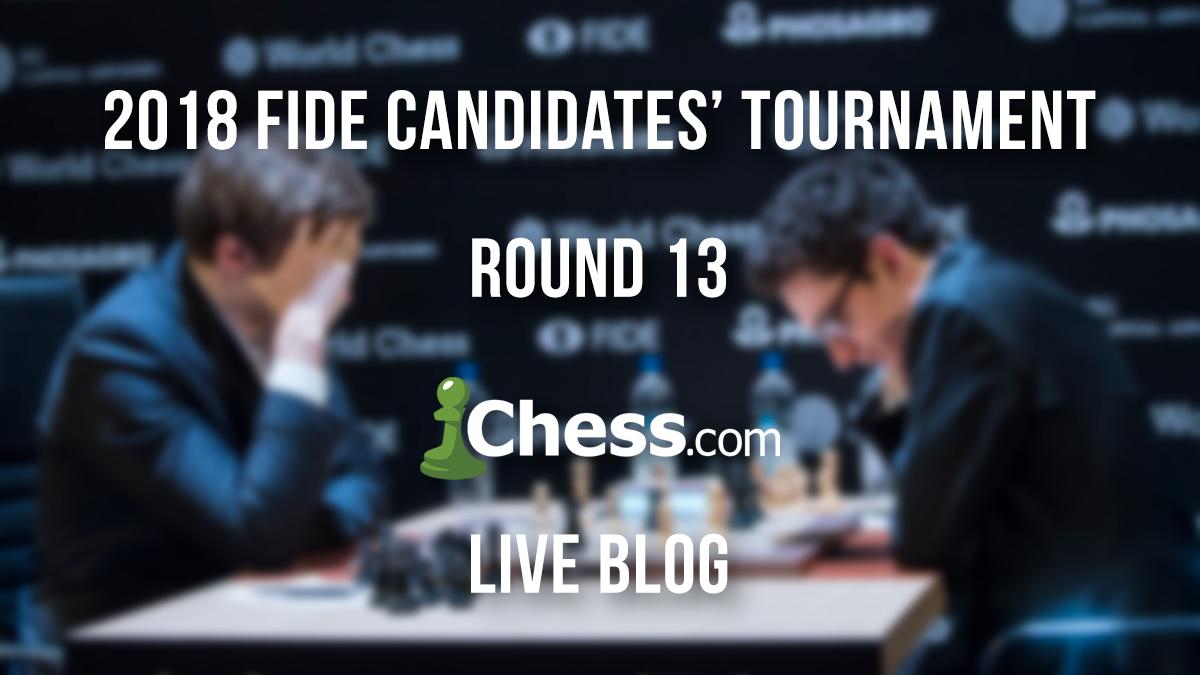FIDE Candidates' Tournament R13 Live Blog