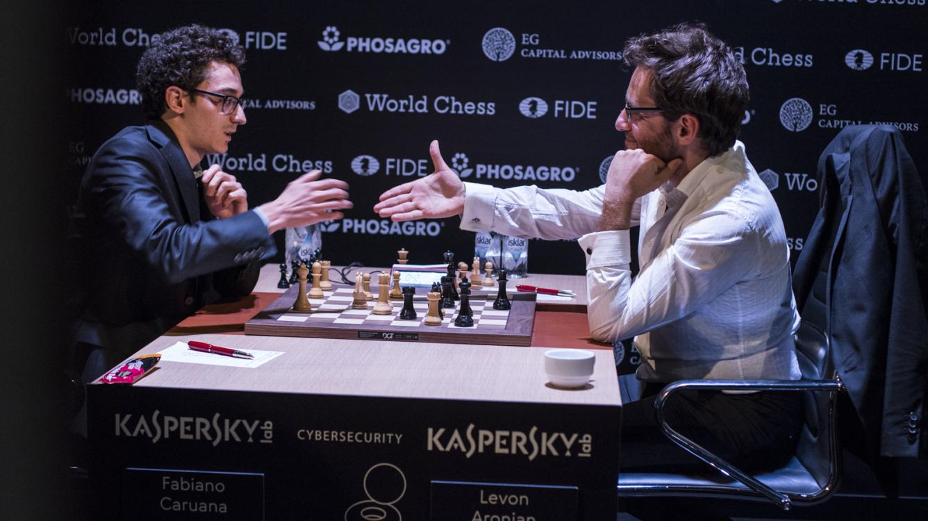 Caruana Beats Aronian, Leads Before Candidates' Tournament Final Round