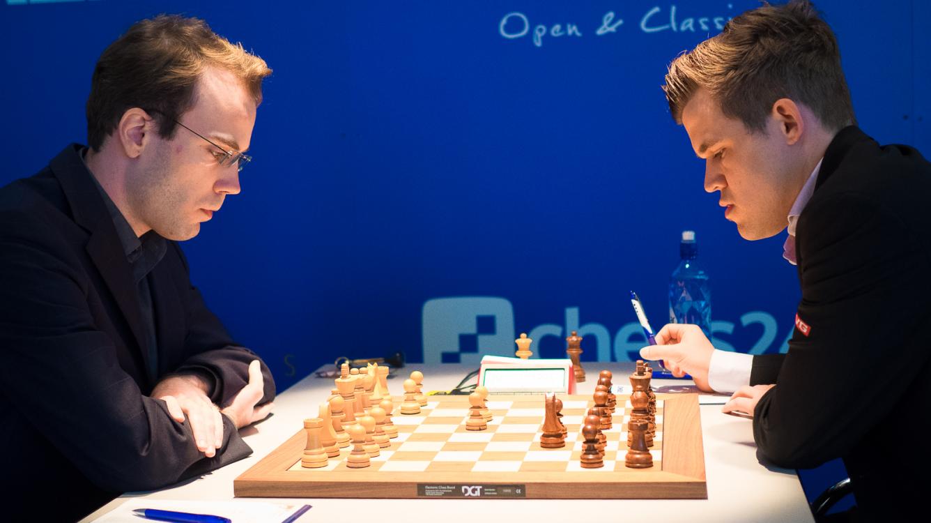 Meier Misses Opportunity vs Carlsen In Grenke