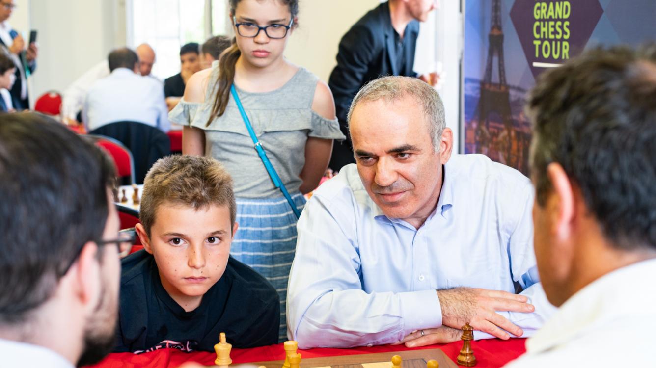 Kasparov's 1st Bughouse Game: Grand Chess Tour