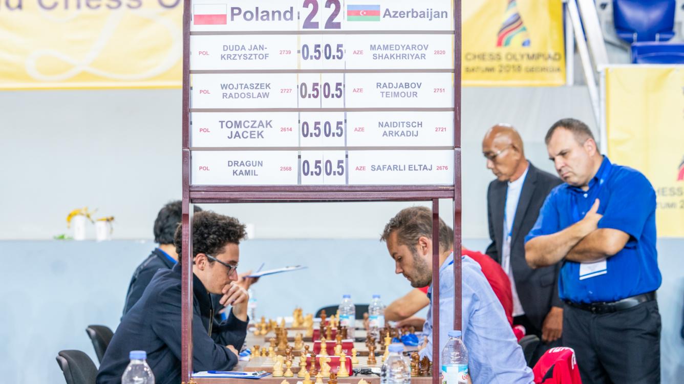 Chess Olympiad: U.S. Joins Poland, Azerbaijan In Lead