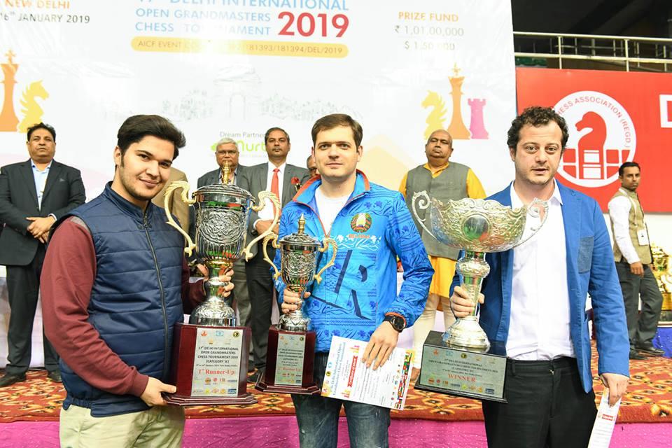 Delhi International Chess Festival: Pantsulaia Wins