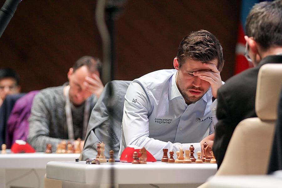 Gashimov Memorial: Carlsen Takes Sole Lead, Anand Scores 'Lucky' Win