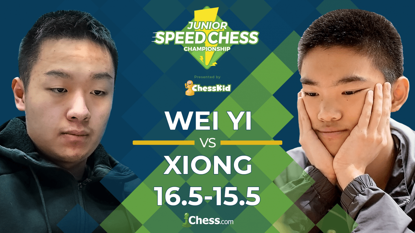Молодежный чемпионат по скоростным шахматам: Вэй И побеждает Шонга в армагеддоне