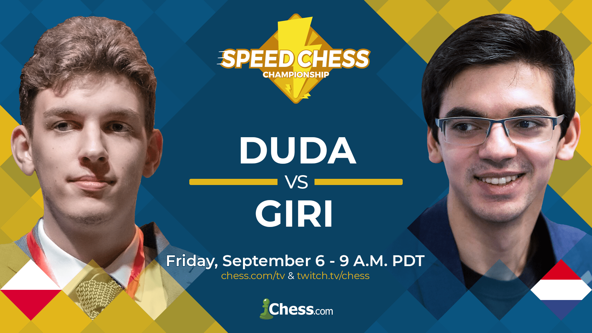 2018 Speed Chess Championship: So vs Duda 