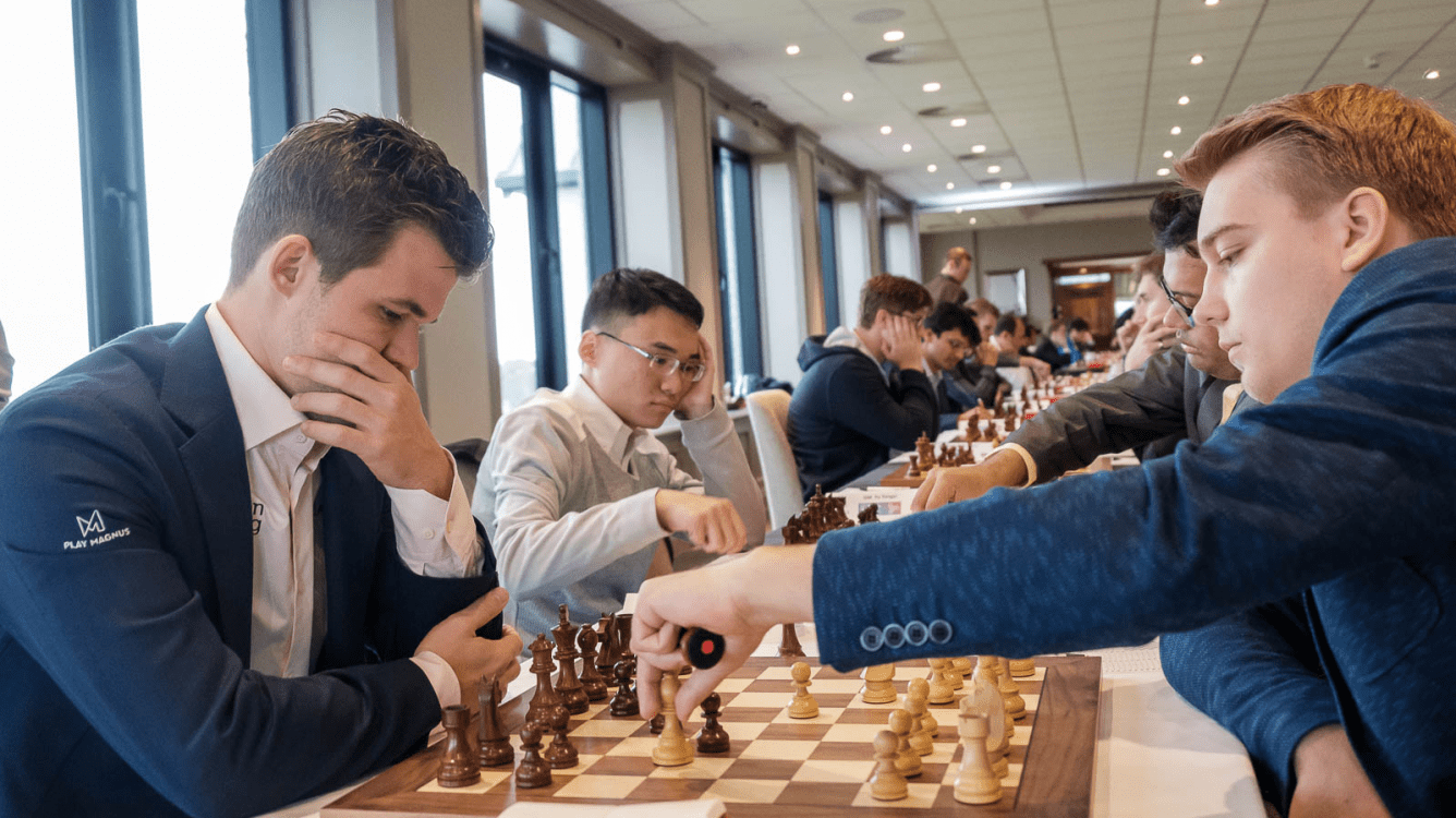 FIDE Chess.com Grand Swiss: 4 Players Lead; Carlsen Escapes