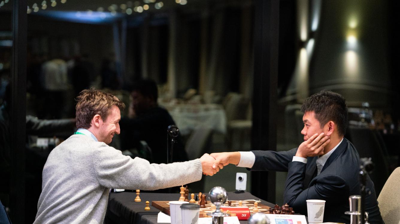Caruana, Wang Hao Lead FIDE Chess.com Grand Swiss At Half