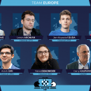 FIDE/체스닷컴 네이션스 컵 3일차: 유럽팀, 2위로 올라서며 중국팀 추격