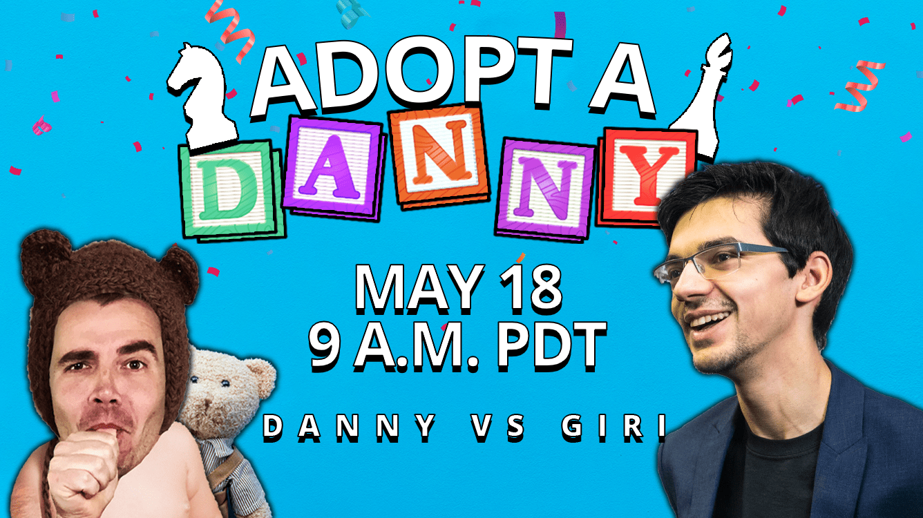 Adopt-A-Danny Returns Monday With Anish Giri 