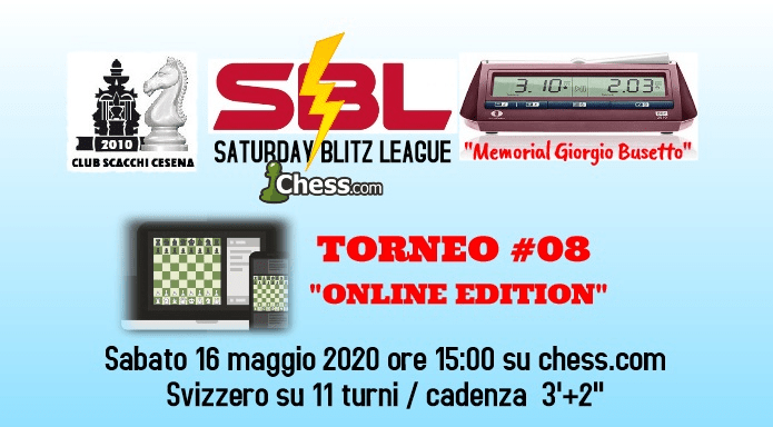 Saturday Blitz League - Online Edition - Torneo #8