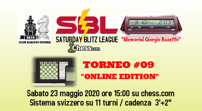 Saturday Blitz League - Online Edition - Torneo #9