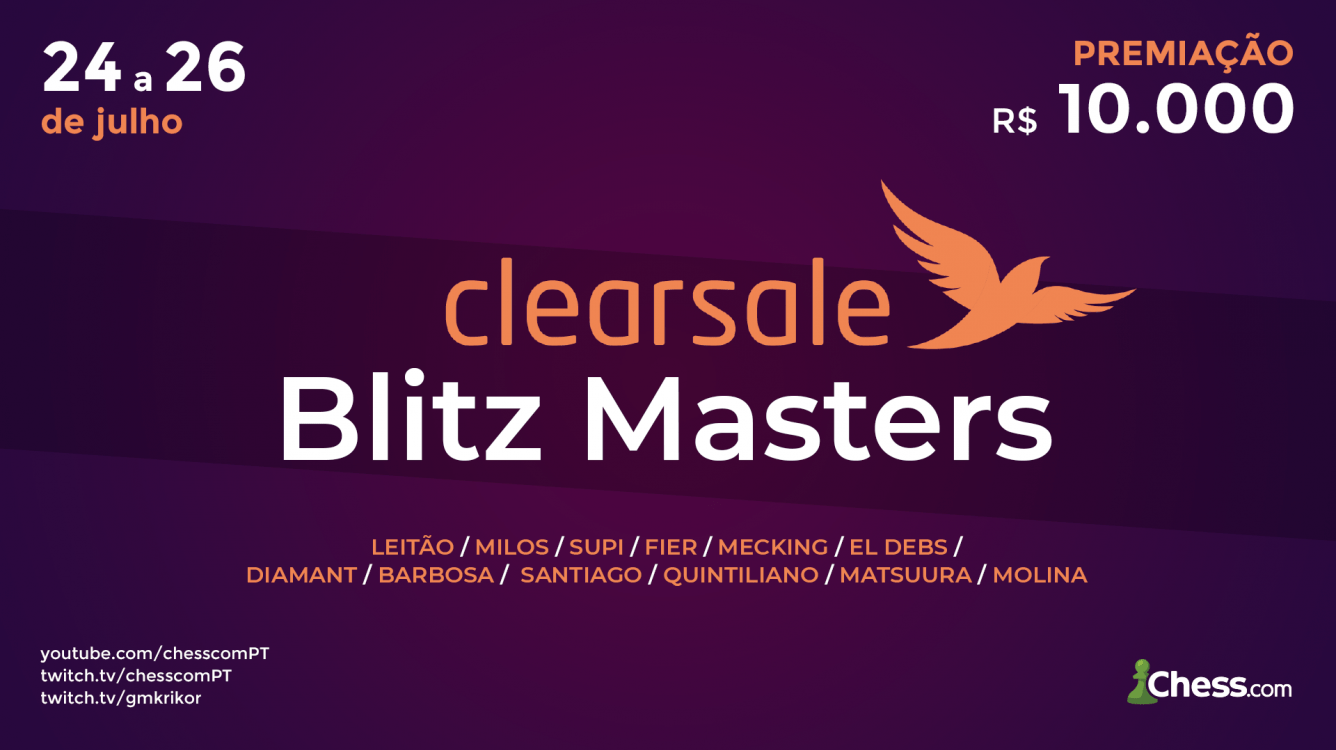 ClearSale Blitz Masters no Chess.com!