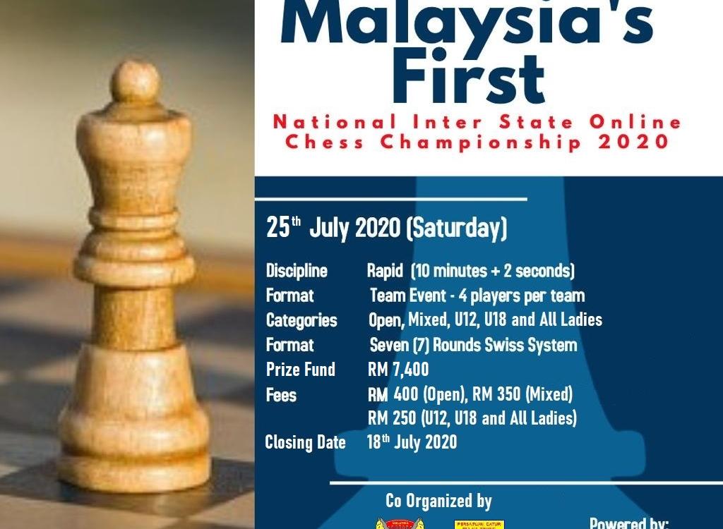1st NATIONAL INTER STATE ONLINE CHESS CHAMPIONSHIP 2020