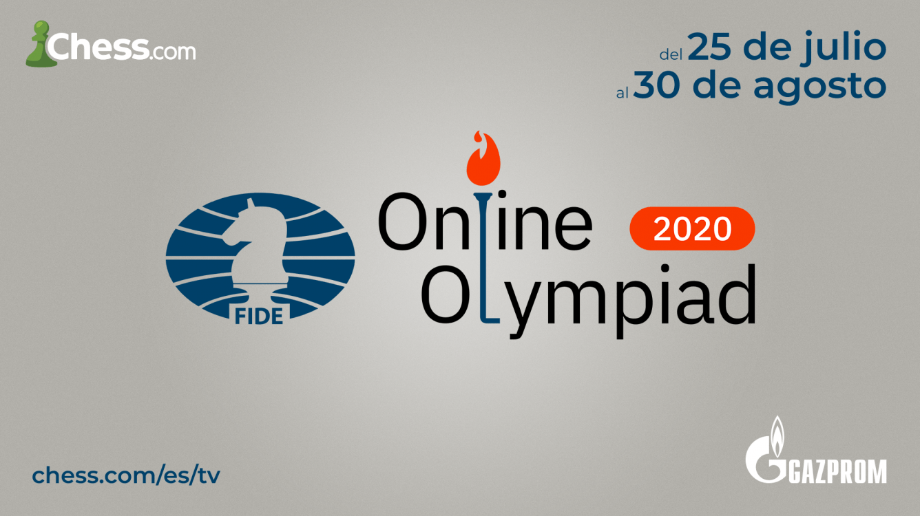 La Olimpiada Online de la FIDE arranca el 25 de julio en Chess.com